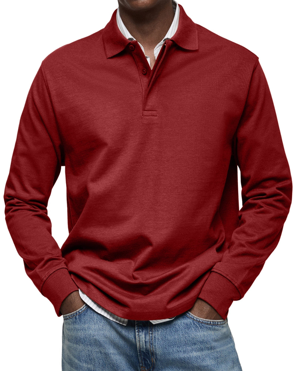 DE RIDDER UTRECHT | LUXE POLO MET LANGE MOUWEN VOOR HEREN