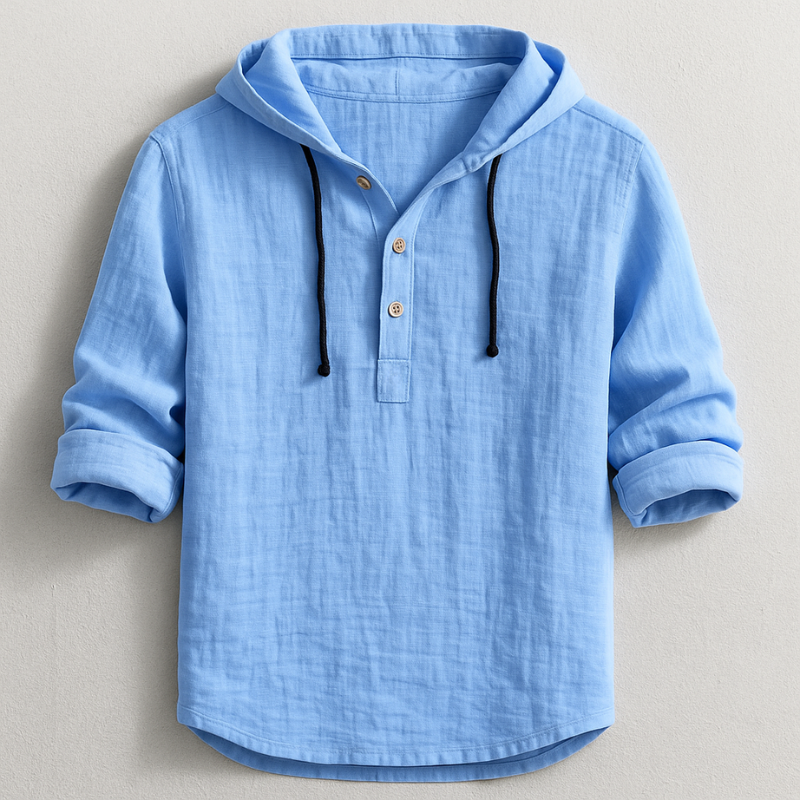 DE RIDDER UTRECHT | LINNEN SHIRT MET CAPUCHON VOOR HEREN