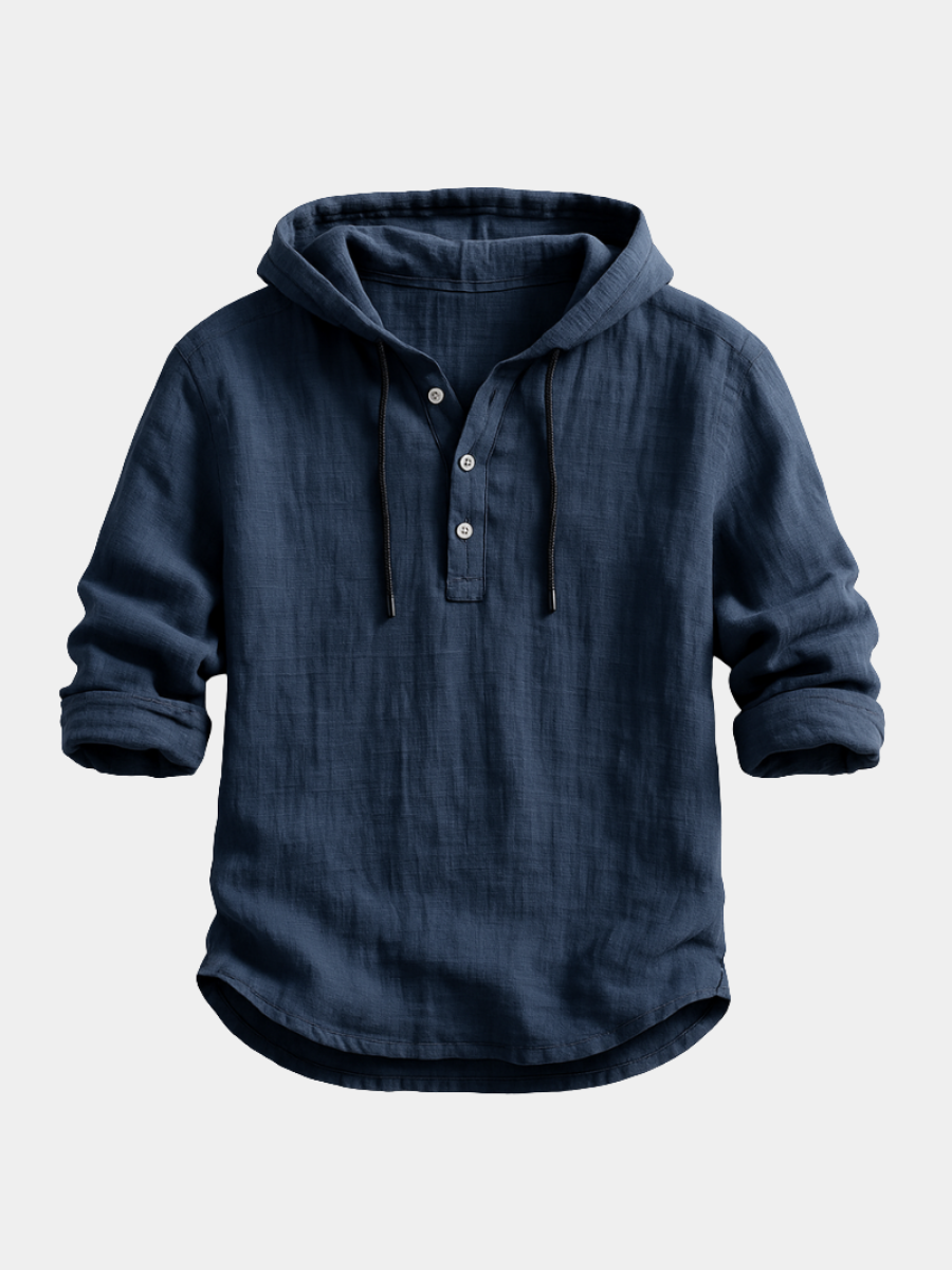 DE RIDDER UTRECHT | LINNEN SHIRT MET CAPUCHON VOOR HEREN