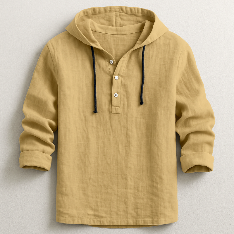 DE RIDDER UTRECHT | LINNEN SHIRT MET CAPUCHON VOOR HEREN