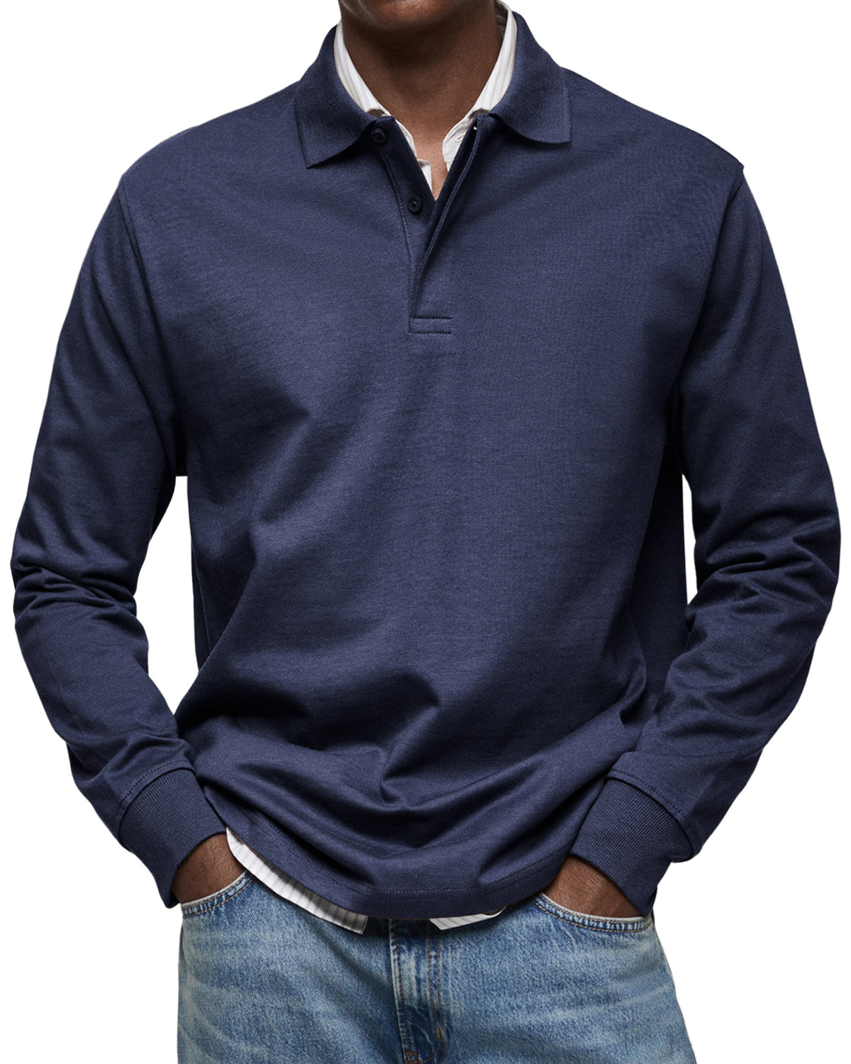 DE RIDDER UTRECHT | LUXE POLO MET LANGE MOUWEN VOOR HEREN