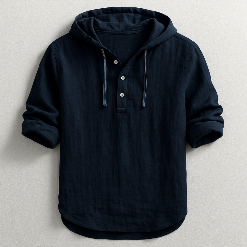 DE RIDDER UTRECHT | LINNEN SHIRT MET CAPUCHON VOOR HEREN