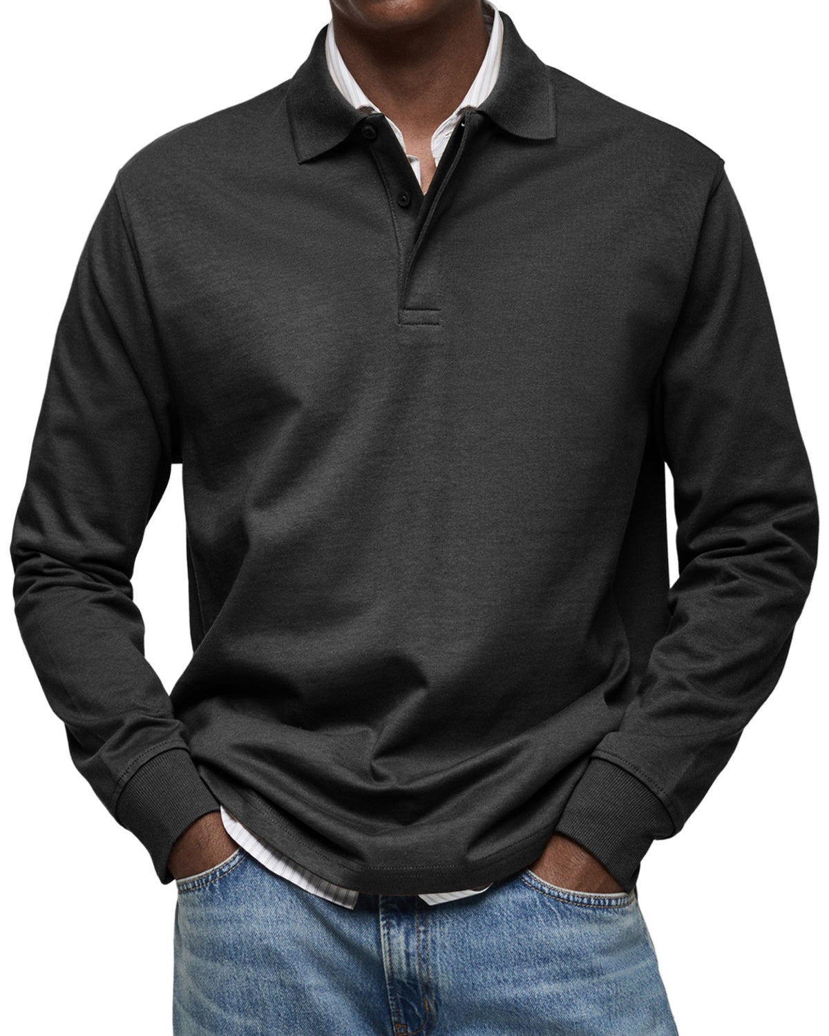 DE RIDDER UTRECHT | LUXE POLO MET LANGE MOUWEN VOOR HEREN