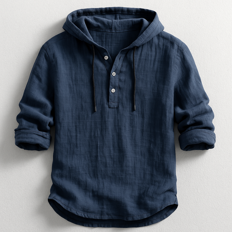 DE RIDDER UTRECHT | LINNEN SHIRT MET CAPUCHON VOOR HEREN